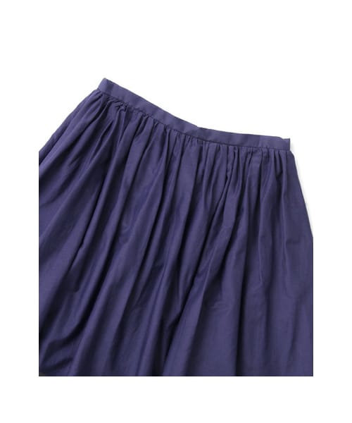 URBAN RESEARCH DOORS（アーバンリサーチドアーズ）の「綿シルクギャザースカート（スカート・レディース・GREEN/L GRAY/PINKORANGE/NAVY・one）」の15枚目の写真