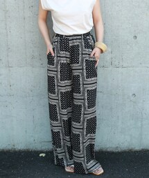 Paisley relax pants