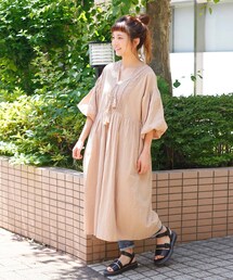 Crisp | フロントレースバルーンワンピース(ワンピース)