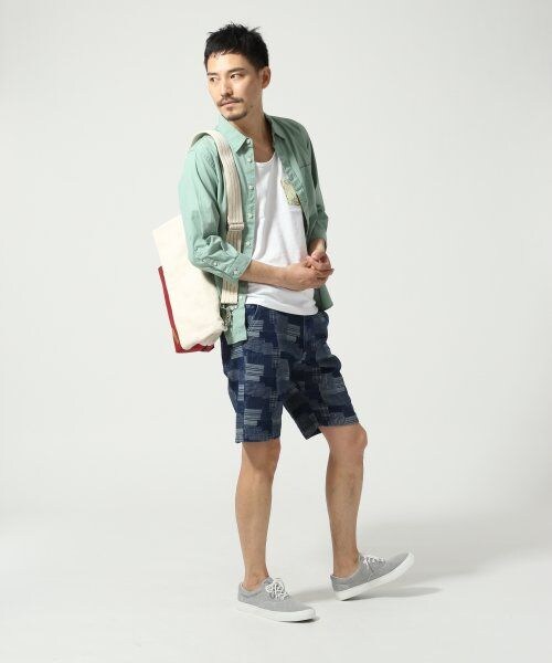 GLOBAL WORK(グローバルワーク)の「ポケツキタンクトップ(トップス・メンズ・ホワイト06/ダークグレー09/グレー15/ネイビー88・S/M/L/XL)」の7枚目の写真