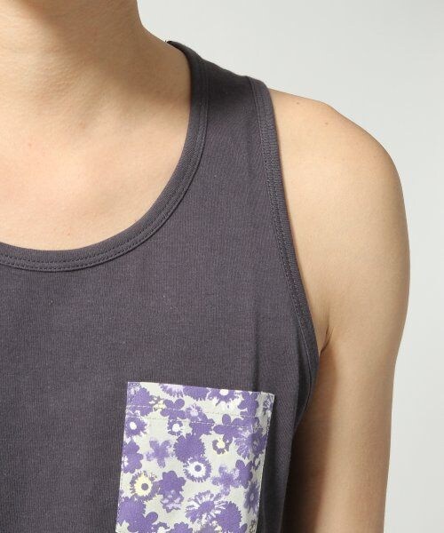 GLOBAL WORK(グローバルワーク)の「ポケツキタンクトップ(トップス・メンズ・ホワイト06/ダークグレー09/グレー15/ネイビー88・S/M/L/XL)」の10枚目の写真