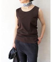 L'Ancre | L'Ancre (アンカー）針抜きタンクトップ(タンクトップ)