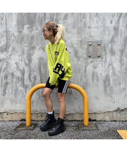 no brand（ノーブランド）の「LINEレギンス｢半分さん｣（その他パンツ・レディース・その他）」の4枚目の写真