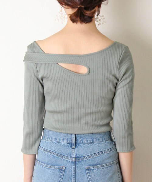 RANDA(ランダ)の「ストラップデザイントップス(トップス・レディース・その他・FREE)」の6枚目の写真