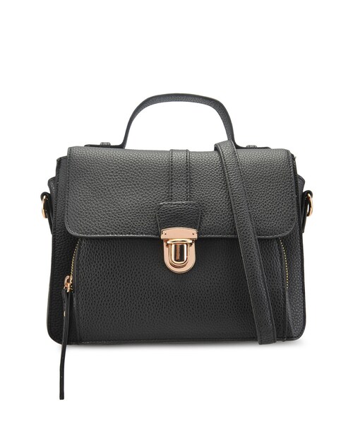 DOROTHY PERKINS（ドロシーパーキンス）の「Black Top Handle Crossbody Bag（）」 WEAR