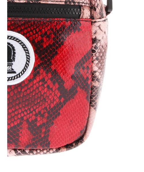 PAMEO POSE（パメオポーズ）の「2WAY Snakey Sacoche（ハンドバッグ・グリーン/ピンク/ベージュ・F）」の11枚目の写真