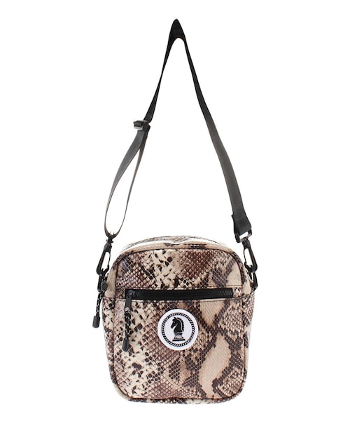 PAMEO POSE（パメオポーズ）の「2WAY Snakey Sacoche（ハンドバッグ・グリーン/ピンク/ベージュ・F）」の2枚目の写真