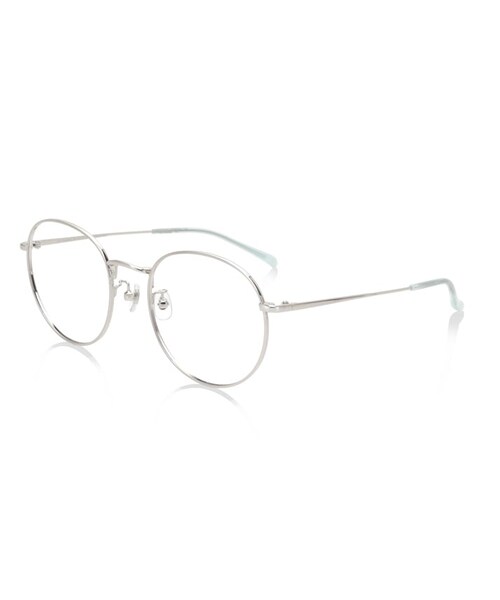 JINS（ジンズ）の「【Trend Shape Airframe】（メガネ・レディース・ピンクゴールド(198)/シルバー(296)・Medium 53□20-146○48）」の2枚目の写真