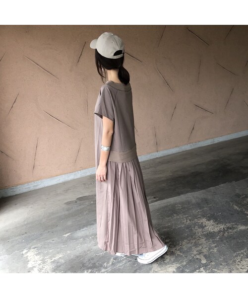 copine（コピン）の「【スペシャルプライス！定価5720円→1430円】大人気シリーズ！バックプリーツスウェットTシャツ ワンピース(3color)【クリックポスト対象商品】（ワンピース・レディース・その他）」の12枚目の写真