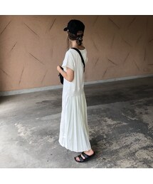 copine | 【スペシャルプライス！定価5720円→1430円】大人気シリーズ！バックプリーツスウェットTシャツ ワンピース(3color)【クリックポスト対象商品】(ワンピース)