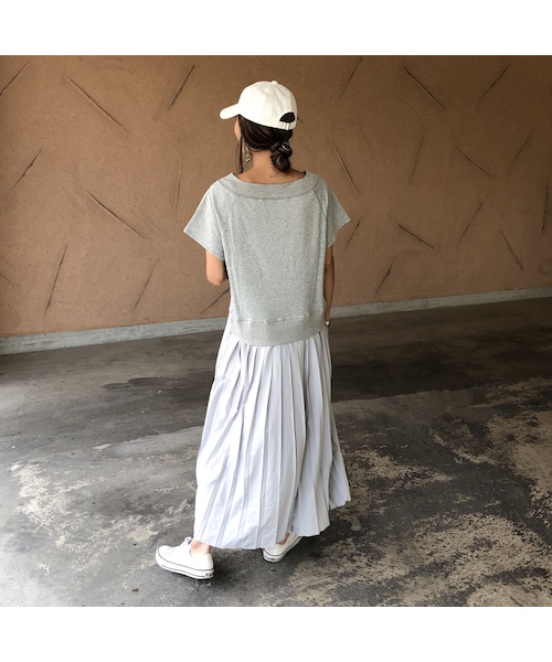 copine（コピン）の「【スペシャルプライス！定価5720円→1430円】大人気シリーズ！バックプリーツスウェットTシャツ ワンピース(3color)【クリックポスト対象商品】（ワンピース・レディース・その他）」の8枚目の写真