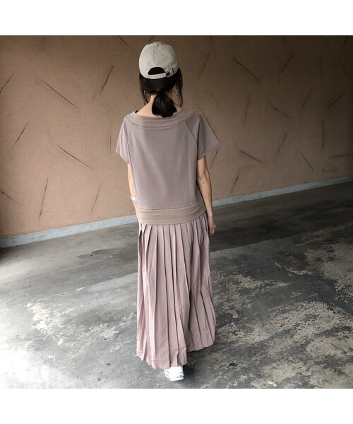 copine（コピン）の「【スペシャルプライス！定価5720円→1430円】大人気シリーズ！バックプリーツスウェットTシャツ ワンピース(3color)【クリックポスト対象商品】（ワンピース・レディース・その他）」の13枚目の写真