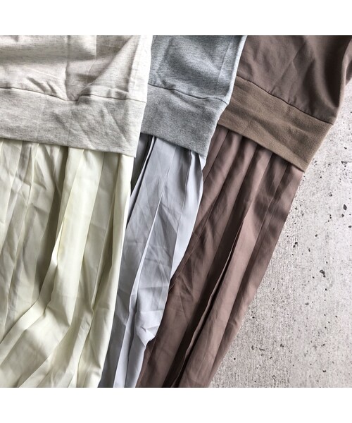 copine（コピン）の「【スペシャルプライス！定価5720円→1430円】大人気シリーズ！バックプリーツスウェットTシャツ ワンピース(3color)【クリックポスト対象商品】（ワンピース・レディース・その他）」の15枚目の写真