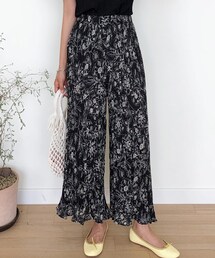 DHOLIC | フローラルプリーツパンツ(その他パンツ)