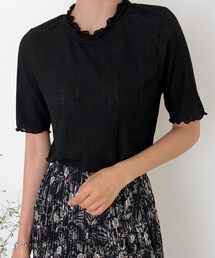 DHOLIC | ダブルウェーブリブＴシャツ(Tシャツ/カットソー)