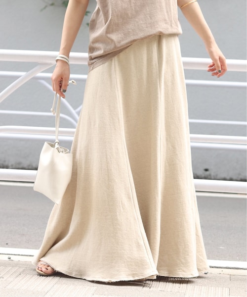 plage（プラージュ）の「urakeフレアスカート◆（スカート・ベージュ/36/在庫あり/38）」の14枚目の写真