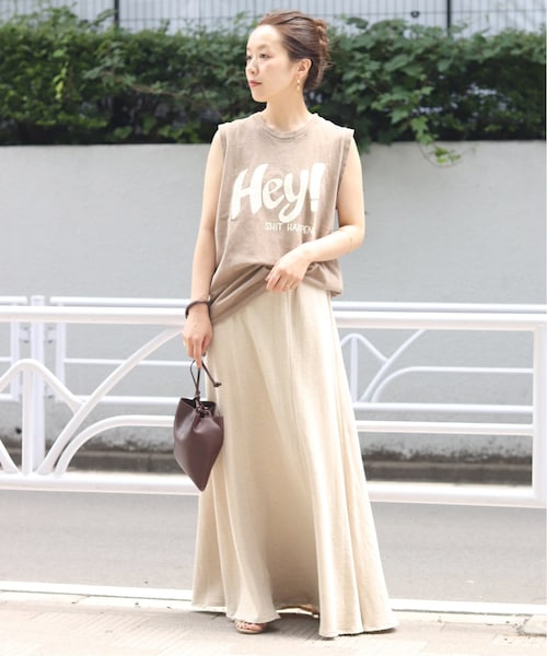 plage（プラージュ）の「urakeフレアスカート◆（スカート・ベージュ/36/在庫あり/38）」の12枚目の写真