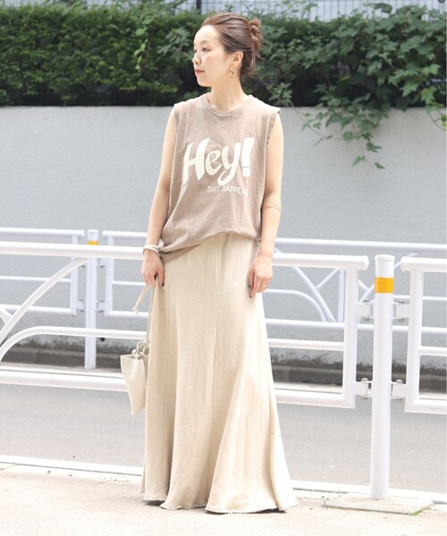 plage（プラージュ）の「urakeフレアスカート◆（スカート・ベージュ/36/在庫あり/38）」の11枚目の写真