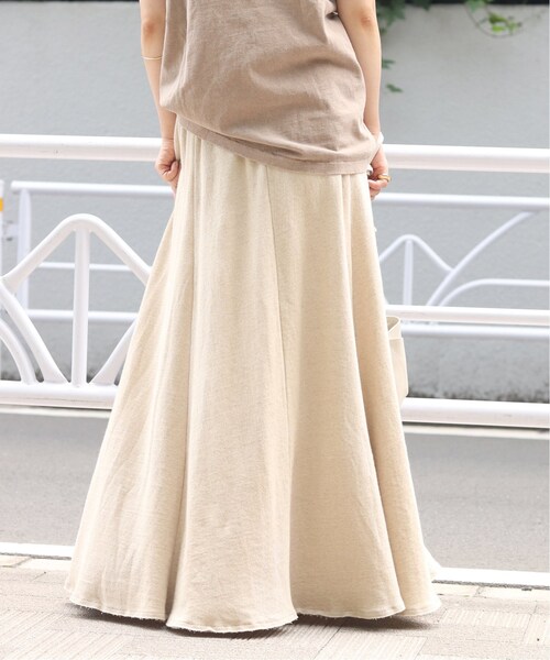 plage（プラージュ）の「urakeフレアスカート◆（スカート・ベージュ/36/在庫あり/38）」の16枚目の写真