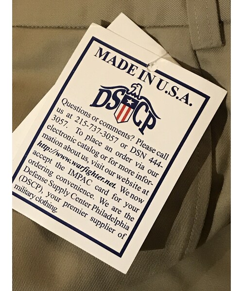 MILITARY(ミリタリー)の「US ARMY カーキトラウザース 米国製 (Dead Stock) サイズ32R(チノパンツ・メンズ・その他)」の6枚目の写真