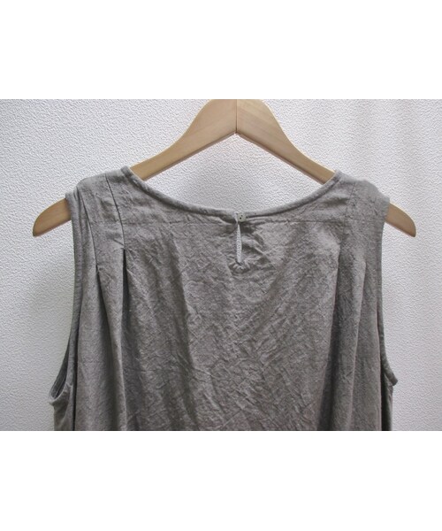 YARRA（ヤラ）の「【2019夏】YARRA リネンノースリーブロング  