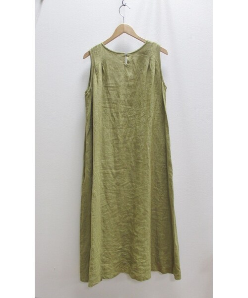 YARRA（ヤラ）の「【2019夏】YARRA リネンノースリーブロング  