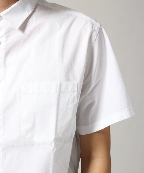 GLOBAL WORK（グローバルワーク）の「ブロードシャツ半袖（トップス・メンズ・ホワイト06/ワインレッド36/グリーン72/ダークグリーン75/ネイビー88・Ｓ/Ｍ/Ｌ/ＸＬ）」の12枚目の写真