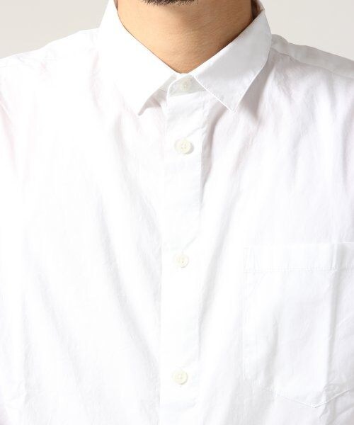 GLOBAL WORK（グローバルワーク）の「ブロードシャツ半袖（トップス・メンズ・ホワイト06/ワインレッド36/グリーン72/ダークグリーン75/ネイビー88・Ｓ/Ｍ/Ｌ/ＸＬ）」の11枚目の写真