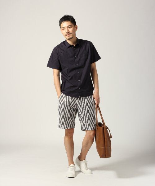 GLOBAL WORK（グローバルワーク）の「ブロードシャツ半袖（トップス・メンズ・ホワイト06/ワインレッド36/グリーン72/ダークグリーン75/ネイビー88・Ｓ/Ｍ/Ｌ/ＸＬ）」の10枚目の写真