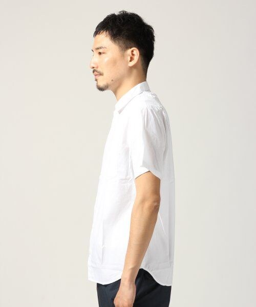 GLOBAL WORK（グローバルワーク）の「ブロードシャツ半袖（トップス・メンズ・ホワイト06/ワインレッド36/グリーン72/ダークグリーン75/ネイビー88・Ｓ/Ｍ/Ｌ/ＸＬ）」の6枚目の写真