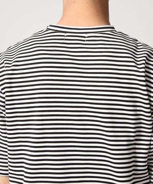 HARE（ハレ）の「リップルボーダープルオーバー（トップス・メンズ・ブラック×ホワイト/グレー×ホワイト・Ｓ/Ｍ）」の8枚目の写真