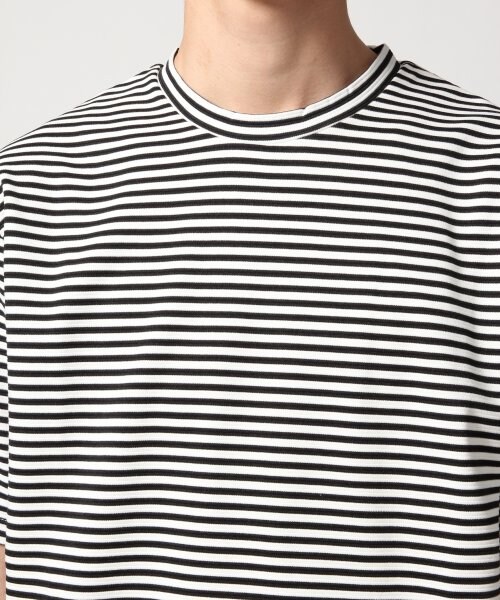 HARE（ハレ）の「リップルボーダープルオーバー（トップス・メンズ・ブラック×ホワイト/グレー×ホワイト・Ｓ/Ｍ）」の5枚目の写真