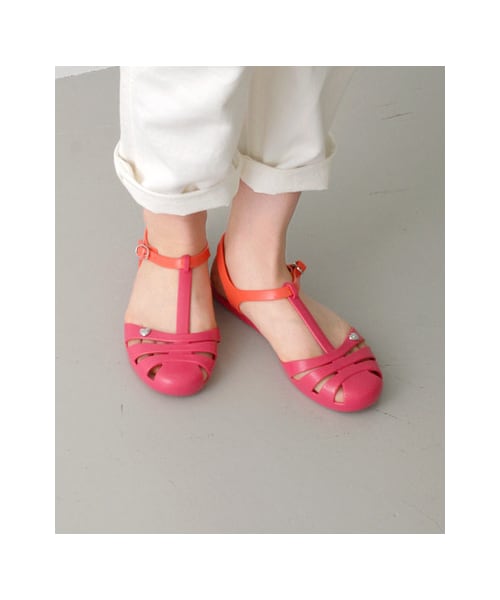 URBAN RESEARCH DOORS（アーバンリサーチドアーズ）の「melissa　2TONE SANDAL（シューズ・レディース・PINK/NAVY・36/37/38）」の4枚目の写真