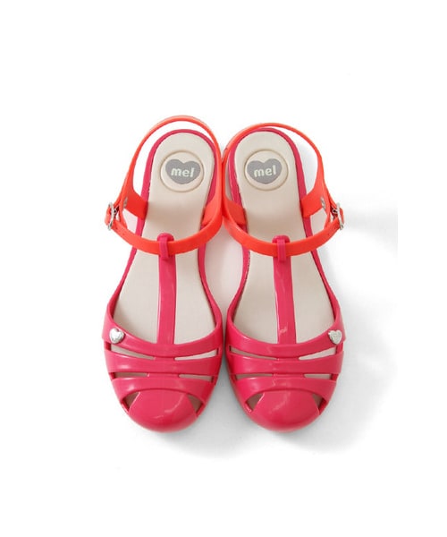 URBAN RESEARCH DOORS（アーバンリサーチドアーズ）の「melissa　2TONE SANDAL（シューズ・レディース・PINK/NAVY・36/37/38）」の2枚目の写真
