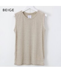 Sheson | Sheson(シーズン) select リネンブレンドタンクトップ(シャツ/ブラウス)