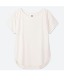 UNIQLO | エアリズムシームレスクルーネックロングT（半袖）(Tシャツ/カットソー)