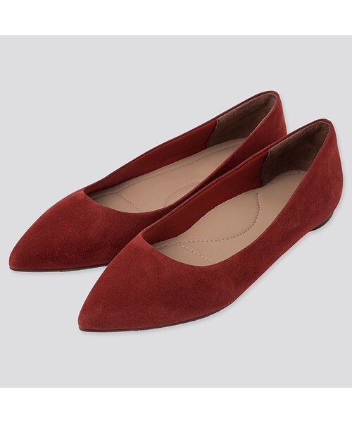 UNIQLO（ユニクロ）の「ポインテッドフラットシューズ（その他シューズ・レディース・BEIGE 31/RED 16/BROWN 34/BLACK 09・23/24.5/26/22.5/25/25.5/24/23.5）」の4枚目の写真