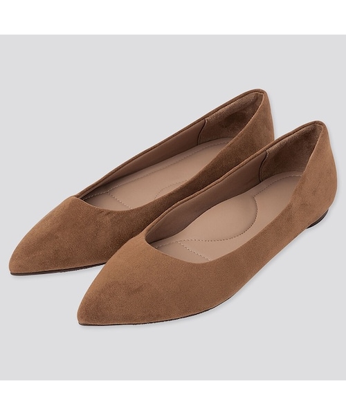 UNIQLO（ユニクロ）の「ポインテッドフラットシューズ（その他シューズ・レディース・BEIGE 31/RED 16/BROWN 34/BLACK 09・23/24.5/26/22.5/25/25.5/24/23.5）」の3枚目の写真