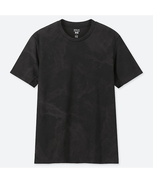 UNIQLO（ユニクロ）の「ドライEXクルーネックT（半袖）（Tシャツ/カットソー・メンズ・GREEN 53/GRAY 05/BLACK 09・XS/XL/M/L/XXL/3XL/4XL/S）」の2枚目の写真