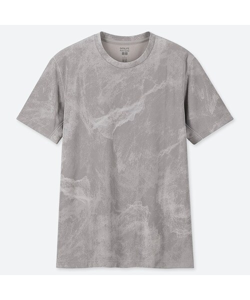 UNIQLO（ユニクロ）の「ドライEXクルーネックT（半袖）（Tシャツ/カットソー・メンズ・GREEN 53/GRAY 05/BLACK 09・XS/XL/M/L/XXL/3XL/4XL/S）」の3枚目の写真