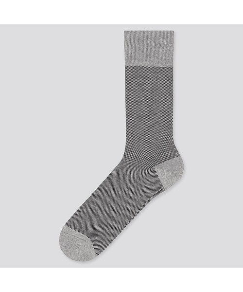 UNIQLO（ユニクロ）の「バーズアイソックス（ソックス/靴下・メンズ・NAVY 69/BLACK 09/WINE 19/GRAY 03・25-27/27-29）」の3枚目の写真