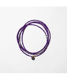 STORES.jp | ILLCOMMONS LONG BEADS NECKLACE PURPLE（イルコモンズ  ロングビーズネックレス　パープル）(ネックレス)