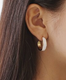 DHOLIC | ウェーブオープンリングカラーピアス(ピアス（両耳用）)