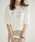 DHOLIC STYLE | [justone] FrenchハーフスリーブTシャツ(T恤)
