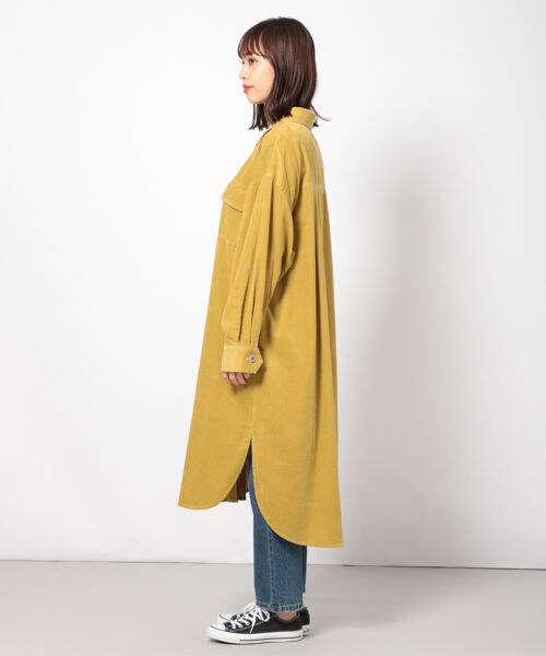 PAGEBOY（ページボーイ）の「【WEB先行予約】エアコールシャツワンピース（ワンピース/ドレス・レディース・グレージュ/ベージュ/マスタード・F）」の13枚目の写真