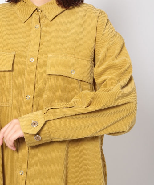 PAGEBOY（ページボーイ）の「【WEB先行予約】エアコールシャツワンピース（ワンピース/ドレス・レディース・グレージュ/ベージュ/マスタード・F）」の18枚目の写真