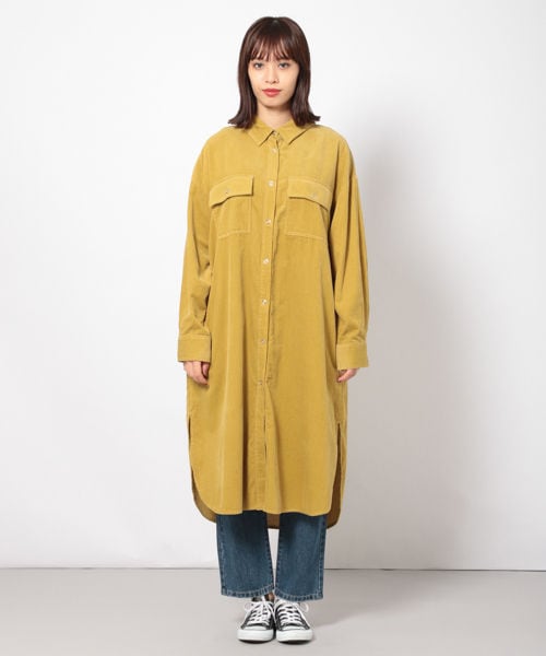 PAGEBOY（ページボーイ）の「【WEB先行予約】エアコールシャツワンピース（ワンピース/ドレス・レディース・グレージュ/ベージュ/マスタード・F）」の12枚目の写真