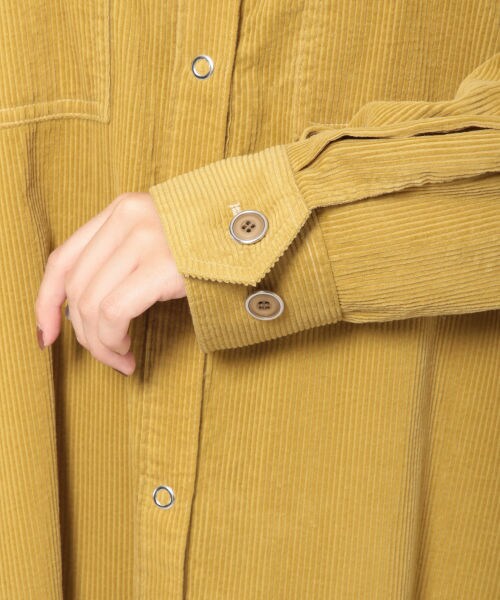 PAGEBOY（ページボーイ）の「【WEB先行予約】エアコールシャツワンピース（ワンピース/ドレス・レディース・グレージュ/ベージュ/マスタード・F）」の19枚目の写真