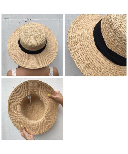 no brand（ノーブランド）の「大人カンカン帽2号（ハット・レディース・その他）」の7枚目の写真