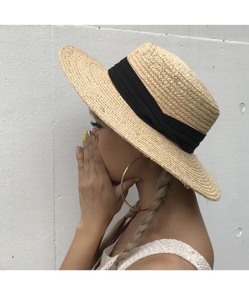 no brand（ノーブランド）の「大人カンカン帽2号（ハット・レディース・その他）」の2枚目の写真